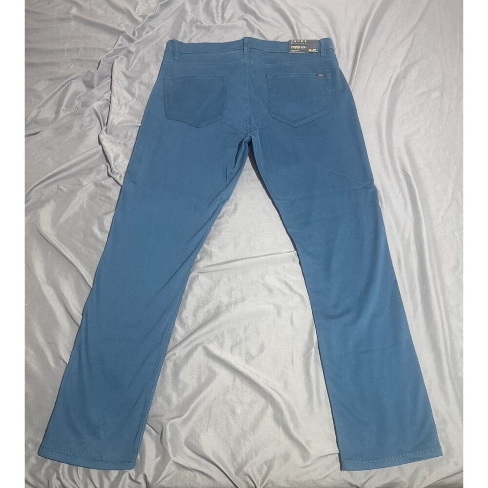 JACHS New York Men’s Straight Fit Casual 5 Pocket Pants 34x29 Dark Teal - Picture 8 of 12